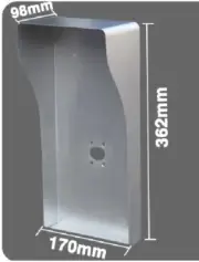 Wall Mount Kits and Rain Cover Extra Big Holder for Video Phone Intercom Access