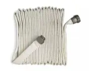 GRAINGER APPROVED 3ATP3 Fire Hose,100 ft,White,Polyester 3ATP3