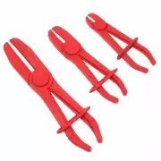 3 Pieces Flexible Nylon Hose Clamp Kit Pliers Tool Auto Brake Fuel Water Line