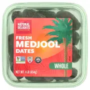 Natural Delights, Fresh Medjool Dates, Whole, 1 lb (454 g)