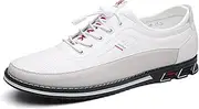 [Veslexth] Men Casual Business Shoes Slip-on Adjustable Loafers Driving Working Walking Party Formal Oxfords