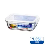 樂扣樂扣第三代耐熱玻璃保鮮盒/長方形/1.35L(LLG448)
