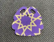 LEGO New Minifigure Dark Purple Mini Doll Skirt Cloth Friends with Gold Stars