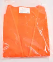 H(vizGard safety vest orange yellow reflective tape size 3XL breathable polyest