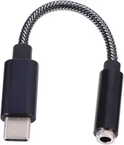 CONGARTENO 1Pc Type C to Audio Adapter Cable with Dac Function Compact and Durable Earphone Adapter for Phone Easy to Use and Portable