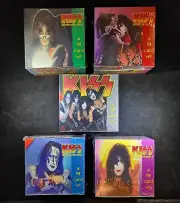 KISS Collector Trading Cards Series 2 - Complete Set of 5 Sealed Boxes