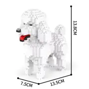 Dog Model Mini Building Block Toys Set for Kid Boy Girls Adult Beginner Teddy Hu