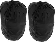 ifundom 2pcs Portable Large Capacity Nylon Bag Waterproof Travel Compression Stuff Sack Drawstring Laundry Holder Pouch for Jackets Raincoats and Other Clothing