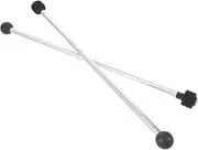HAMPPLIES 2pcs Double Head Marimba Mallets Non Slip Xylophone Hammers Durable Percussion Drumsticks for Beginners for Marimba and Tongue Drum Performance
