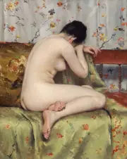 William Merritt Chase - A Modern Magdalen Giclee Fine Art Print on Canvas 36"