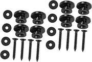 GLSTOY 8pcs Guitar Strap Lock Metal End Pin Lock Pin Buckle for Classical Electric Guitar Bass