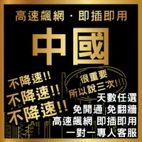 在飛比找蝦皮購物優惠-【中國大陸 免翻牆 火箭飆速網卡】3-90天吃到飽上網卡/多