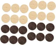 CLISPEED 72pcs Wooden Checkers Pieces Game Chess Pieces for Board Game Portable Accessories Light for Family Fun and Parties
