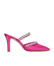 Manolo Blahnik Vedadamu Pointed Toe Mules 36,37,38.5,38 Pink