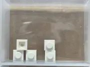 LEGO Parts - White Plate 1 x 1 - No 3024 - QTY 5