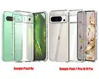 For Google Pixel 8a 7 8 Pro Case Clear Shockproof Bumper Stand Protective Cover