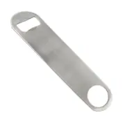 2-Pack Update International Stainless Steel Flat Bottle Opener, 7-Inch