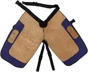 Amagogo Farrier Apron,Horse Farrier Leather and Canvas with Adjustable Belt 70.5 cm Hoof Trimming, Farrier Chaps Supplies