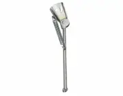 bike 20" Steel Kickstand Rear Axle Chrome. Bike kick stand, bicycle kickst