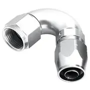 Aeroflow 550 Series Cutter Style Swivel 120° Stepped Hose End -6AN to -8 Hose, AF554-08-06S
