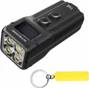 Nitecore T4K 4000 Lumen LED USB-C Rechargeable EDC Keychain Flashlight with N...