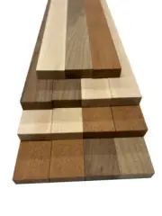 15 Pack, Leoparwood+ Hard Maple+ Black Walnut Cutting Board Blanks Various Size