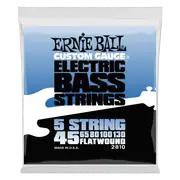 Ernie Ball Flatwound 5-string Electric Bass String, 45-130 Gauge