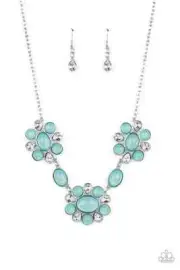 Paparazzi Your Chariot Awaits - Blue- Necklace and Earrings