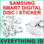 THIN STICKER DISC KEY CARD FOB TAG SAMSUNG SMART DIGITAL DOOR LOCK NFC EZON RFID