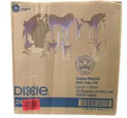 DIXIE D9542B Hot Cup Lid,Dome,12 to 20 fl. oz.,PK1000