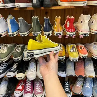 TheOneShop Converse 1970s 70s 麂皮 低筒 黃色 三星標 復刻 帆布鞋 163760C