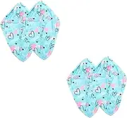 Baluue 2sets Compact Hair Dry Towel Soft Gentle for Wet Hair Wrapping The Go 2pcs*2