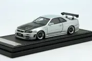 1/43 Ignition Model Nismo R34 GTR Z-Tune Silver limited edition Free Shipping