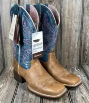 ARIAT Women's Edgewood Square Toe Western Boot Cowboy Boots Size 7.5 B Med NEW