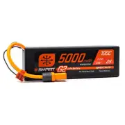 7.4V 5000mAh 2S 100C Smart G2 Hardcase LiPo Battery: IC5 Spektrum