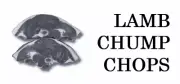 Lamb Chump Chop, Label, Commercial, Food, B/W, Meat, Takeaway, Asian, Indian