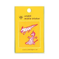 在飛比找誠品線上優惠-日本 AIUEO Makie 裝飾貼紙/ 怪獸/ 粉