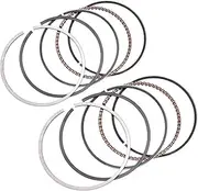 2pcs 64mm 64.25mm 64.5mm STD 0.25 0.5 Motorcycle 2 Cylinder Engine Piston Ring For Steed400 VCL 95 Steed 400 VLX 1990-1997(64.5mm)