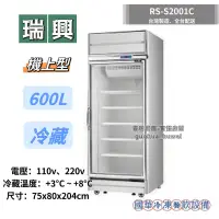 在飛比找蝦皮購物優惠-ฅ國華冷凍餐飲設備ฅ全新【瑞興600L冷藏機上型】RS-S2