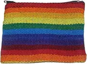 [Sacred Remedy] Rainbow Small Coin Purse | Cute Mini Zipper Pouch | Perfect for Coins, Keys, Cards, & Small Accessories | Durable & Lightweight | Great for Travel & Everyday Use, Rainbow, Rainbow
