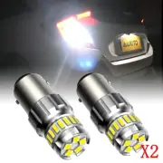 4pcs 1157 LED Bulb White Tail Stop Brake Turn Signal Light 2057 2357 7528 BAY15D (for: Daihatsu)
