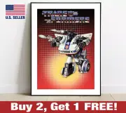Transformers G1 Jazz Box Artwork Poster 18" x 24" Print 80s Retro Wall Art