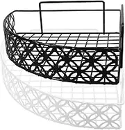 ABOOFAN Shower Gel Storage Hanging Storage Shelf Heavy Duty Iron Triangle Shape Space Random Color