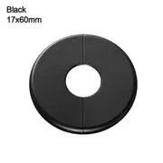 Black Shower Faucet Cover Round Faucet Decor Useful Faucet Decorative Cover Shower 17x60mm