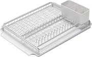 Brabantia Dish Drying Rack, Large, Light Gray