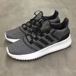 《TNT》ADIDAS CLOUDFOAM ULTIMATE 女 輕量 透氣 襪套式 休閒慢跑鞋 灰黑白 BC0033