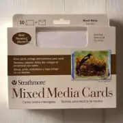 Strathmore Blank Greeting Cards Mixed Media 10 Cards 10 Envelopes 140 lb