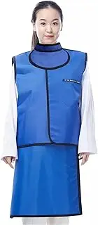 [BUYERC] Radiation Protection Xray Clothing with Lead Thyroid Shield Collar, Split Lead Vest and Lead Apron for Doctors Nurses