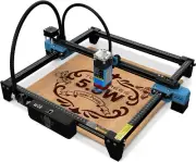TTS-55 40W Laser Engraver Cutter for Wood, Metal, Glass, Leather, Aluminum Engra