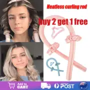 Heatless Curling Rod Headband Silk Curling Ribbon Hair Rollers Lazy Curler Set